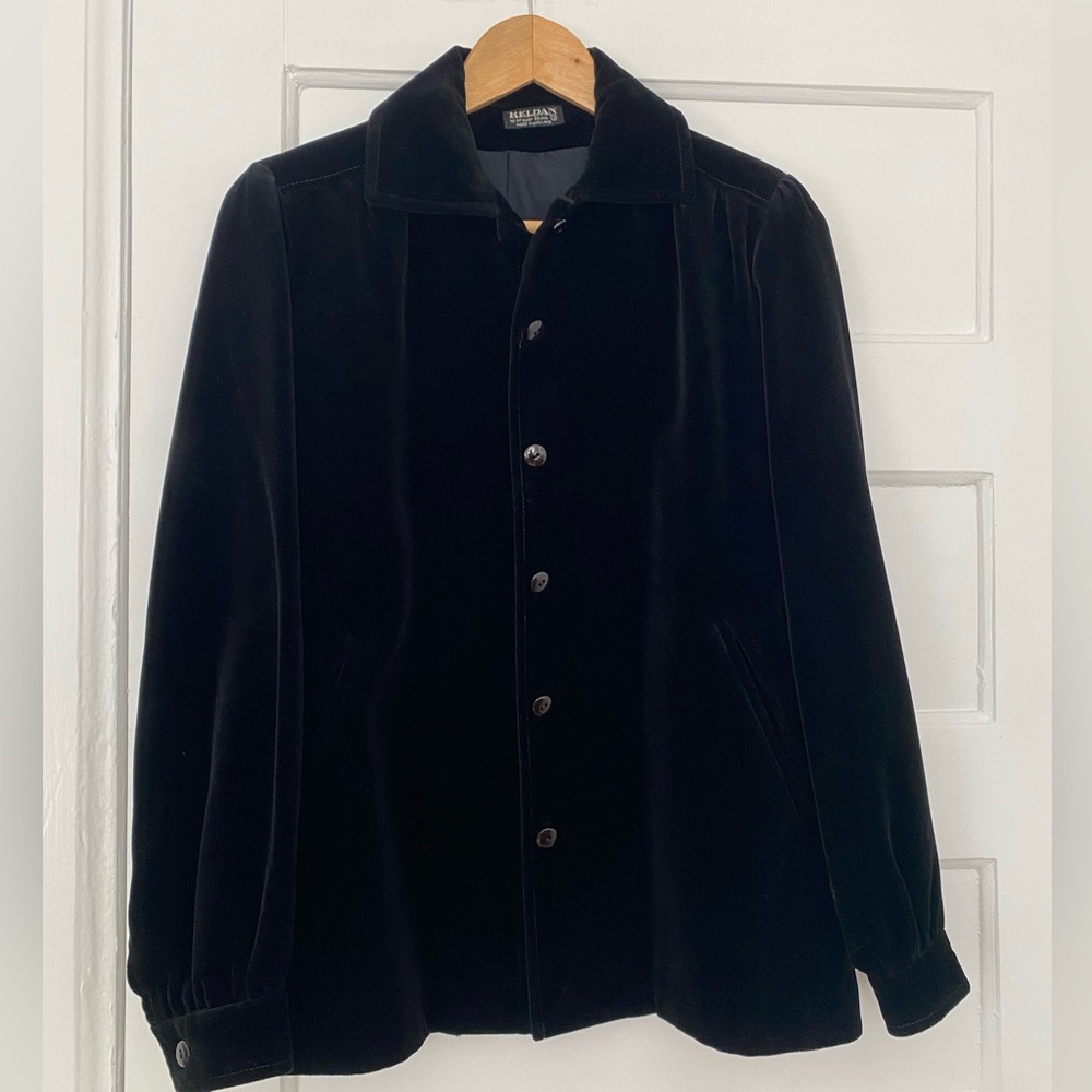 Vintage Reldan velvet jacket or shirt